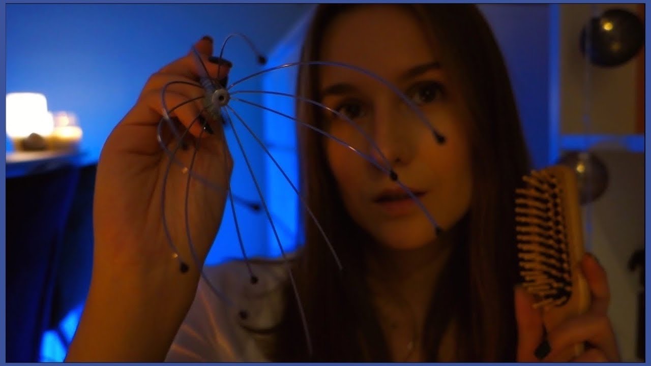 asmr po polsku 🌙 robię ci masaż głowy i mózgu 💆🏻‍♀️ *brain and scalp massage* (polish whisper)