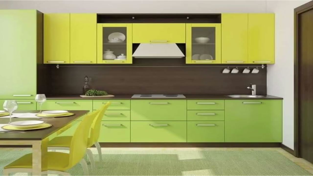 modular kitchen colour combination || small modular kitchen designs || open kitchen design 