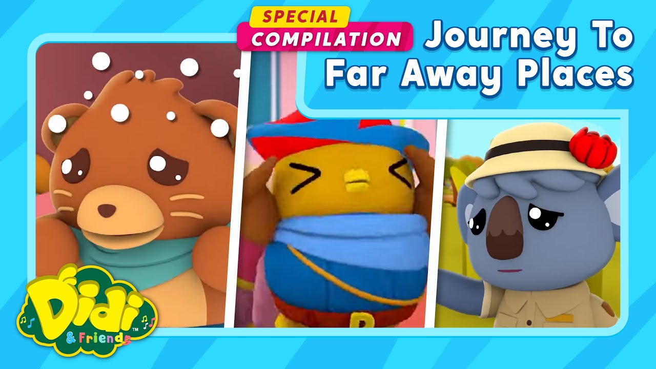 (Special Compilation) Journey to Far Away Places | Didi & Friends in English
