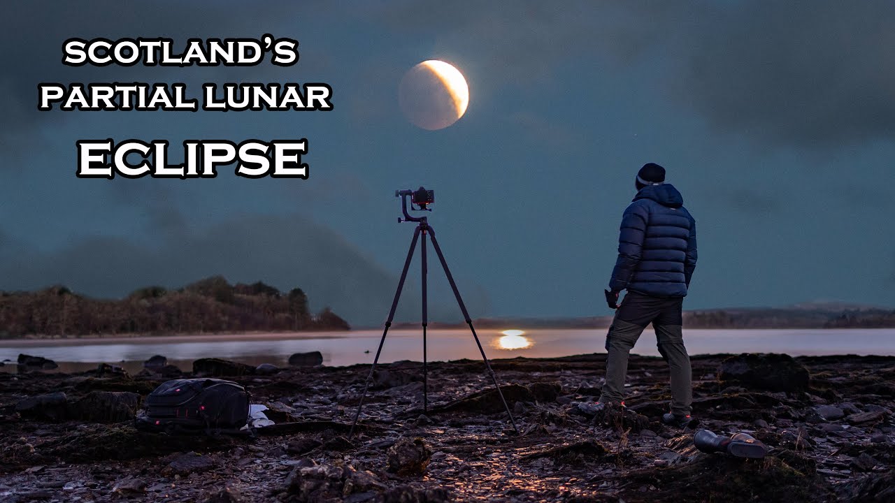 Photographing The Moon Going RED!!