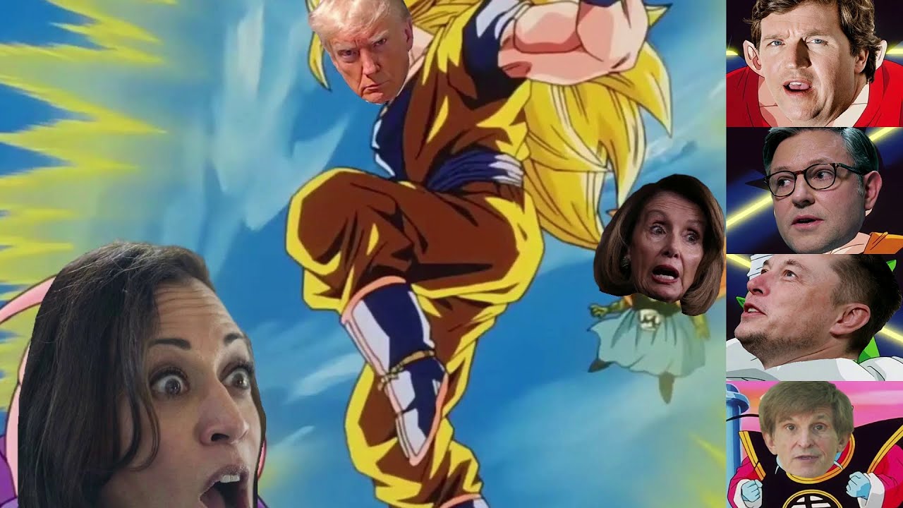 Dragonball Z Donald Trump VS Kamala Harris Election Fight (Dragonball Z Parody)
