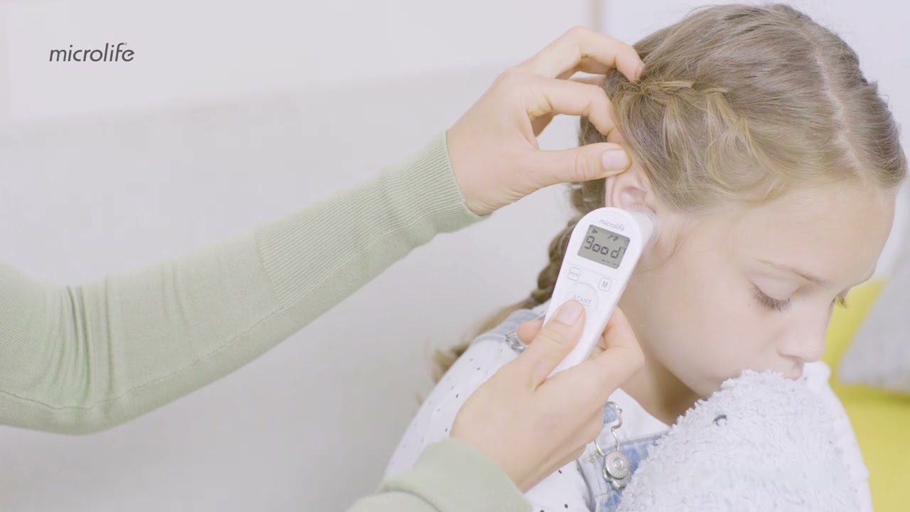 Microlife IR 210 Ear thermometer with hygienic probe cover and ACCUsens guidance system - RU Sub.