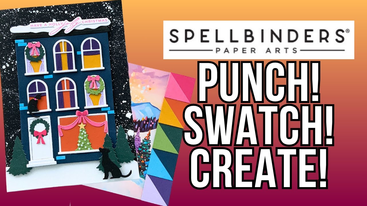 Custom Holiday Colors with the DIY Color Deck + Yana’s Holiday City | Cardmaking Tutorial