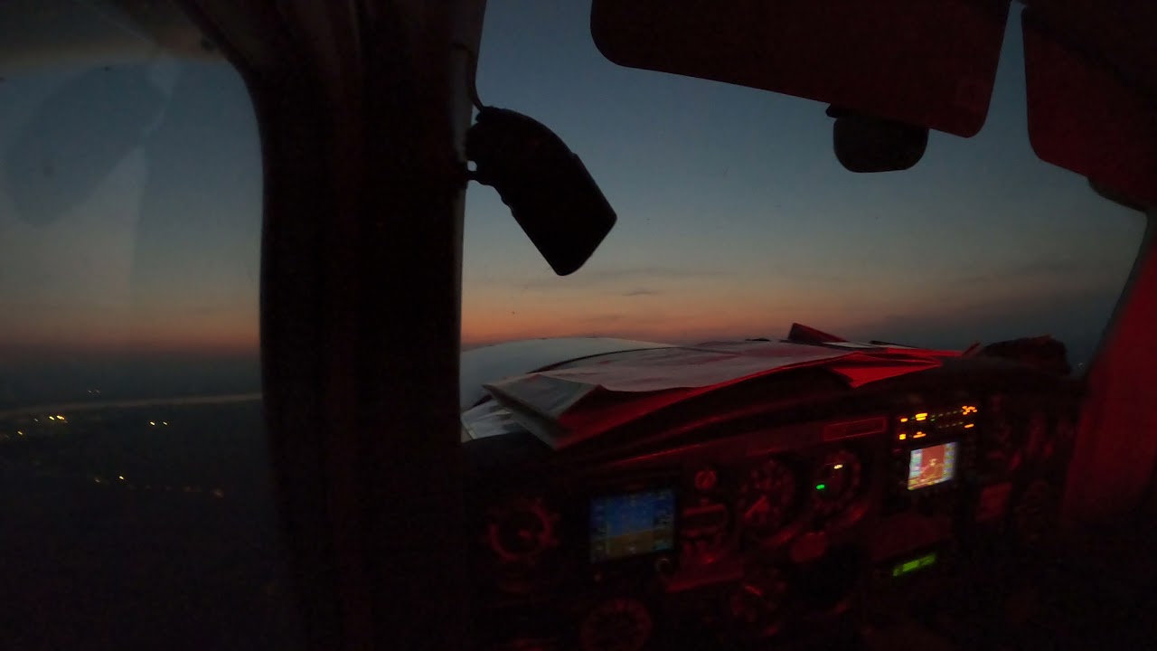 [4k] Night takeoff from Ptuj Airport (LJPT)