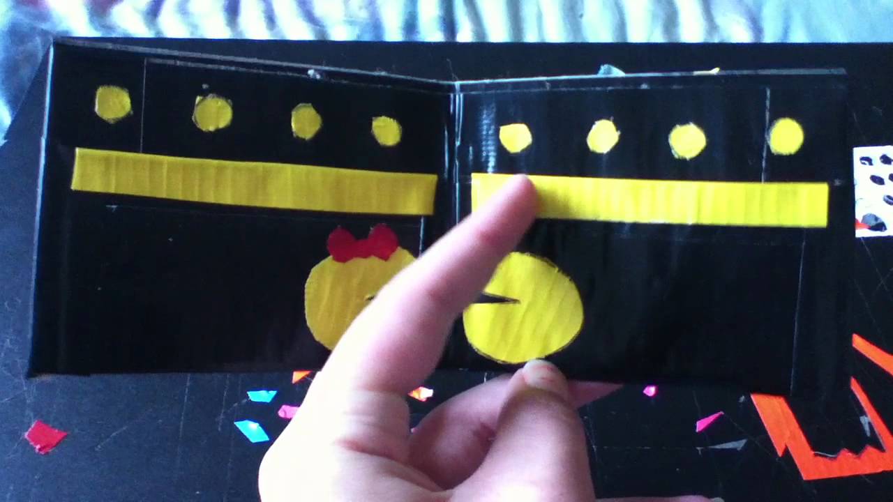 Pac Man Duct Tape Wallet!