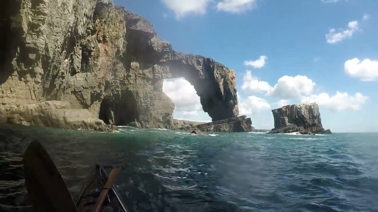 Green Arch of Wales Sea Kayaking