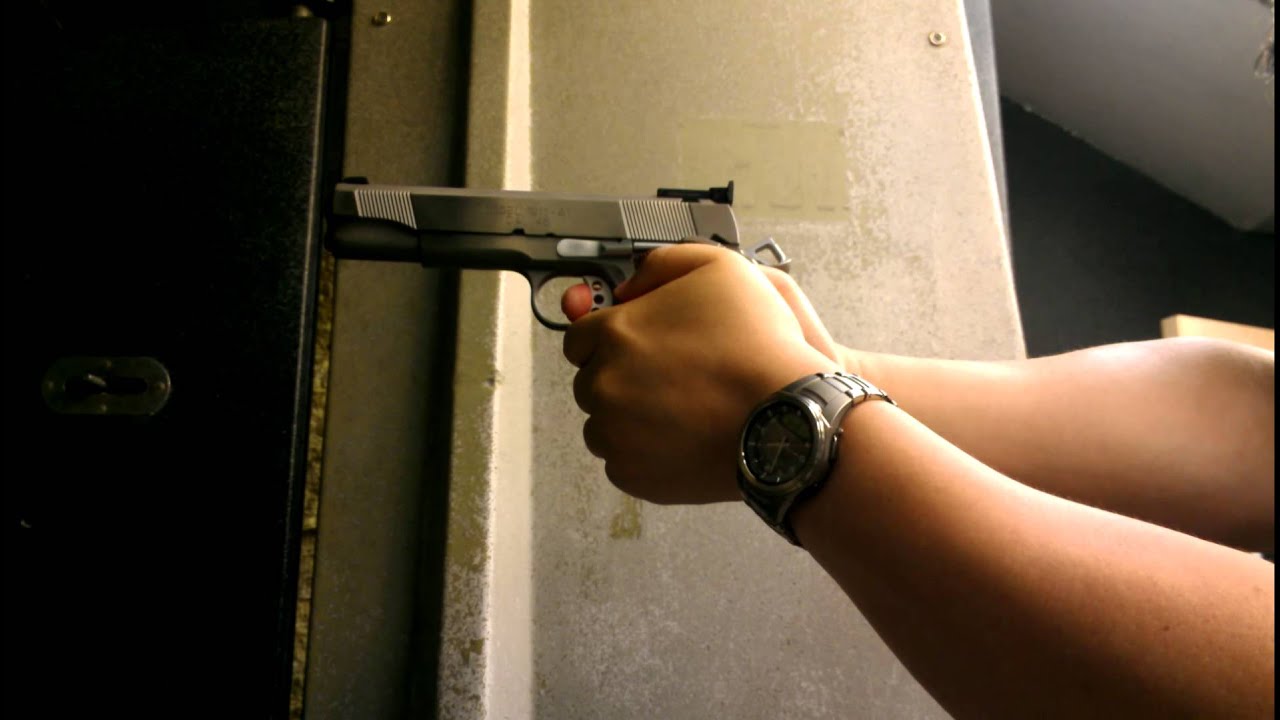 Springfield M1911-A1 Loaded Target SS Range Shooting 2