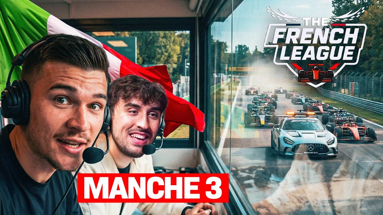 SAFETY CAR À 3 TOURS DE LA FIN, ÇA CHANGE TOUT 🏎️ | THE FRENCH LEAGUE Ft ⁨ ⁨@IDREAU ⁩  - MONZA #3