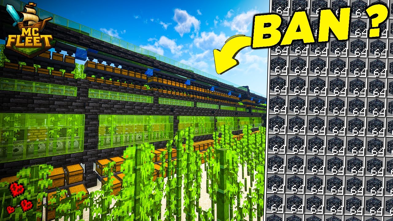 We Made Biggest Bamboo Farm In MC FLEET In 100 Days In Minecraft | 100 Days Minecraft