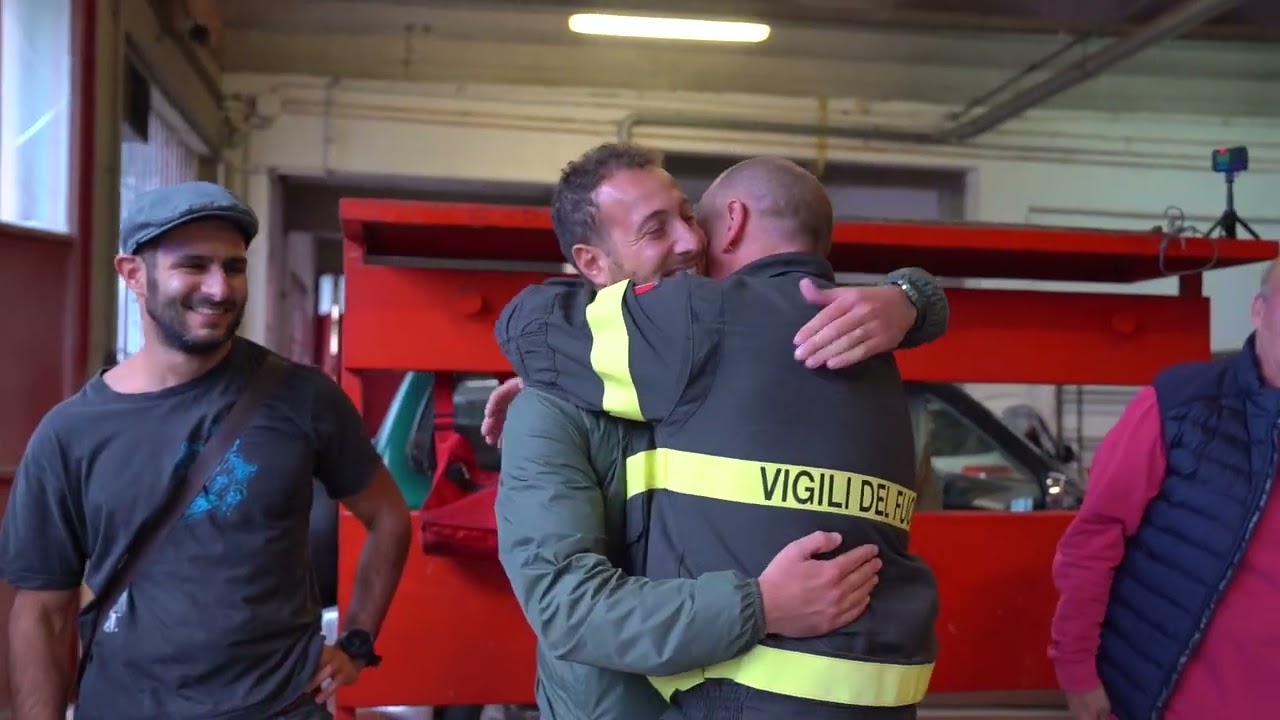 Saluto a Fabio Zanoboni Vigile del Fuoco