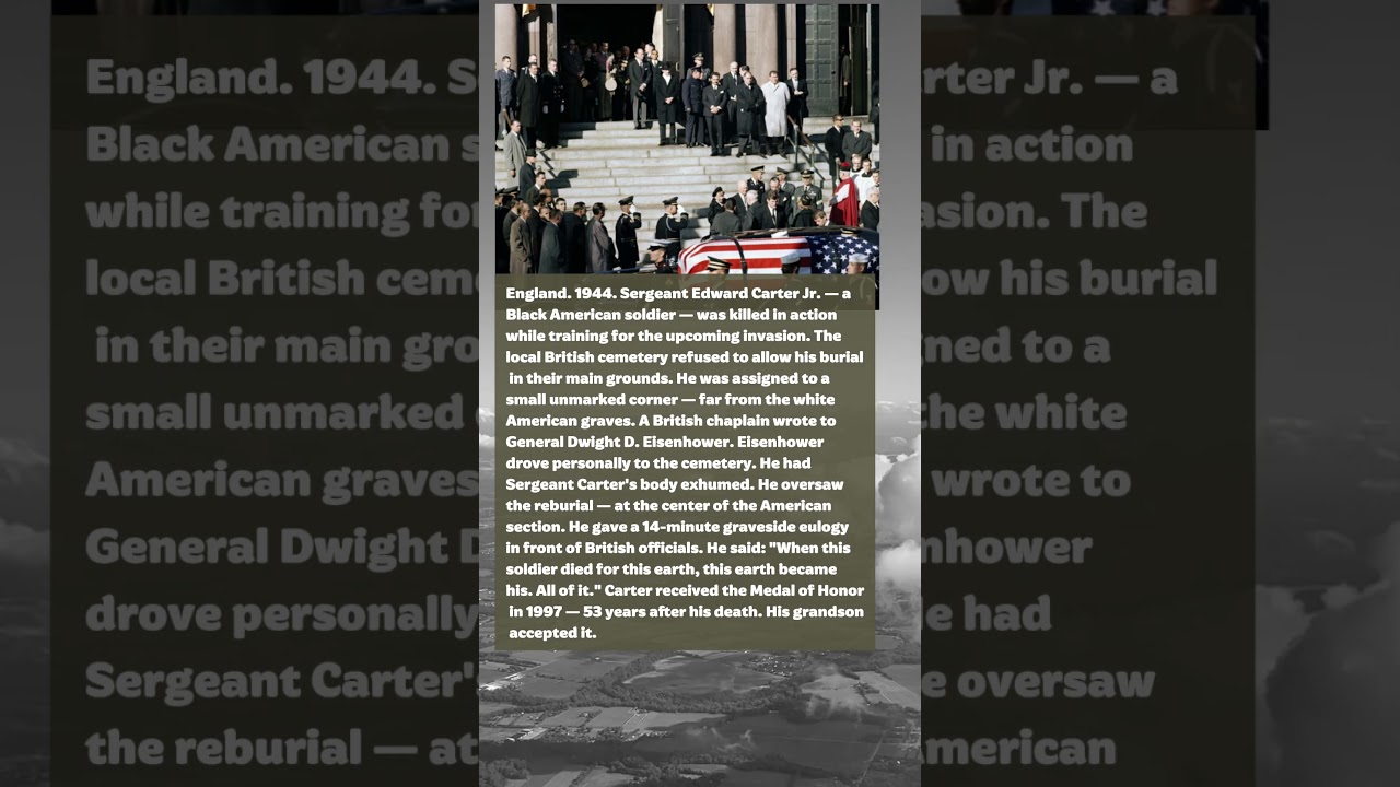 What General Eisenhower Did When a Black Sergeant Was Refused Burial in a White Cemetery | Military