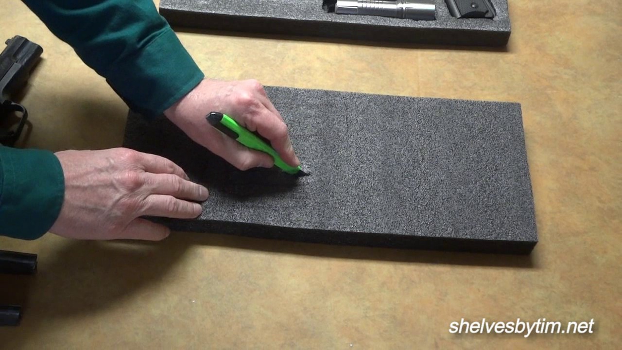 Cutting Layered Foam Block