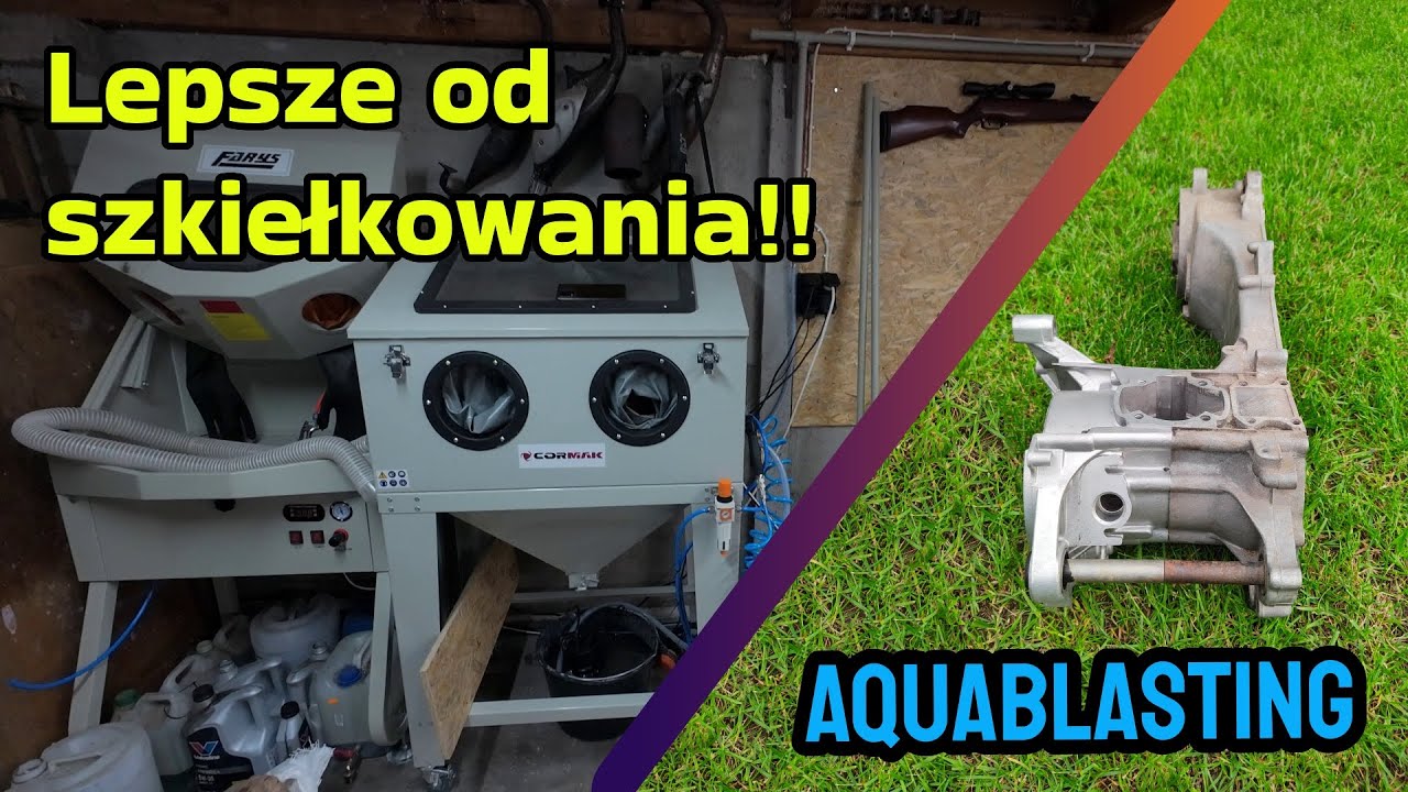 Przeróbka piaskarki kabinowej na Aquablasting