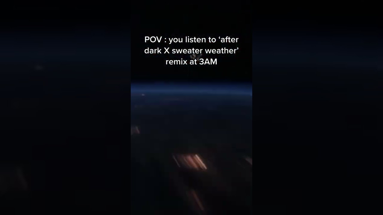 I listened to After Dark x Sweater Weather 😱