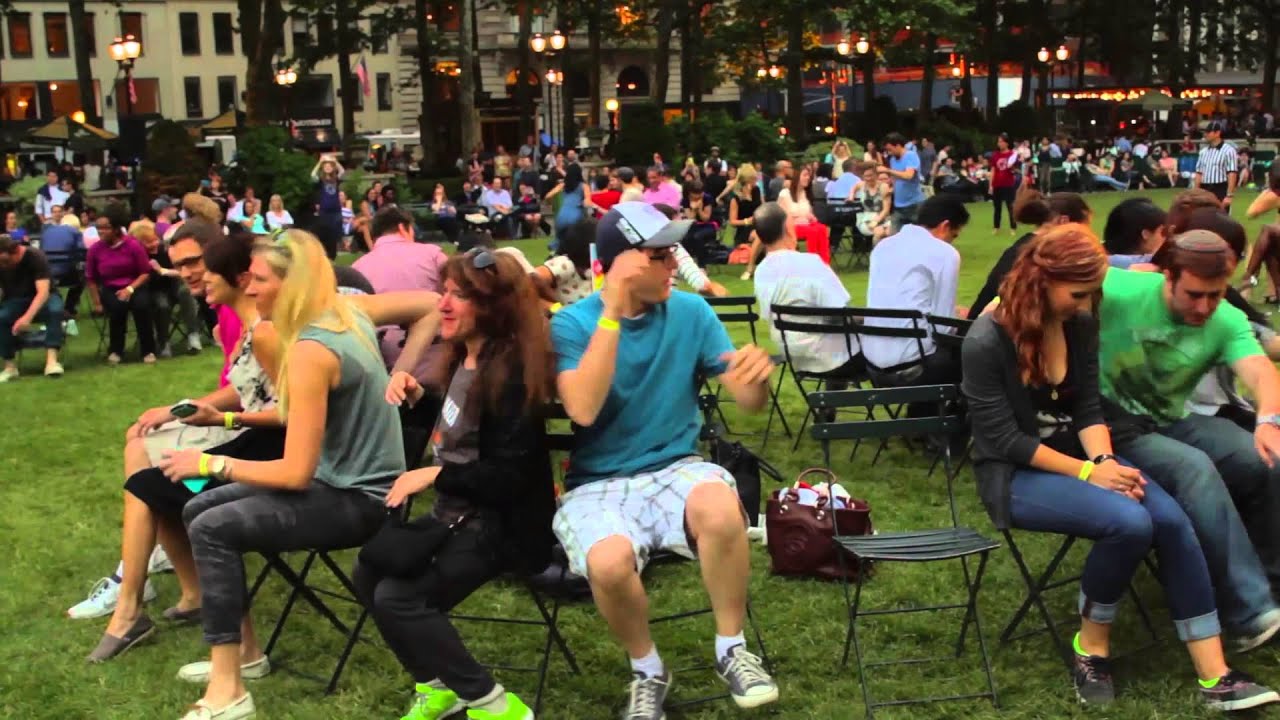 Musical Chairs in Bryant Park
