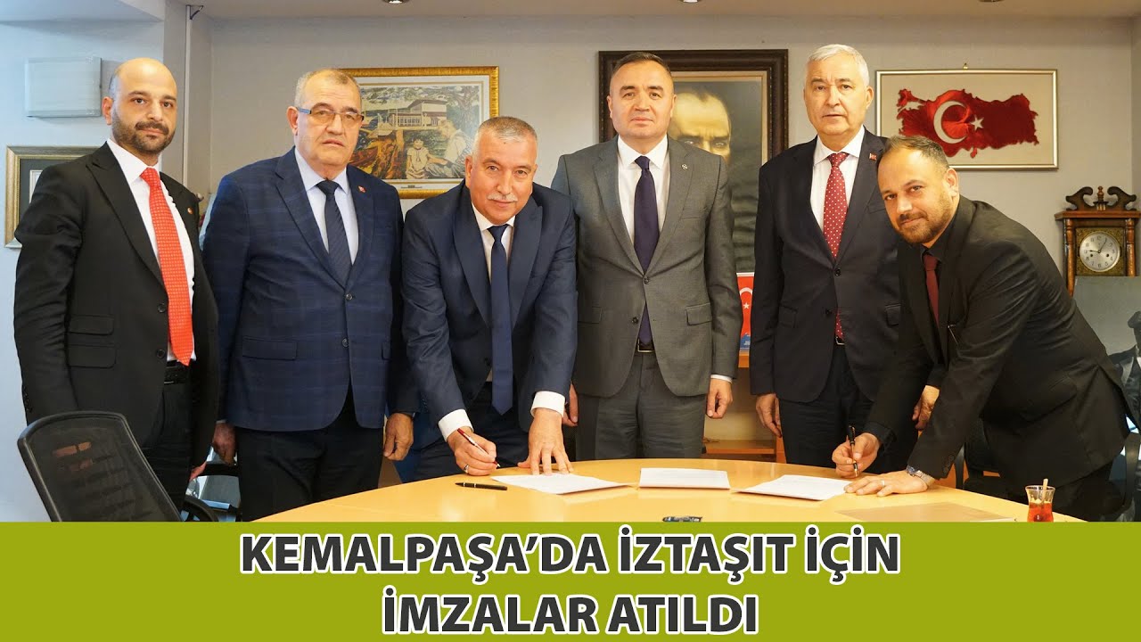 KEMALPAŞA’DA İZTAŞIT İÇİN İMZALAR ATILDI