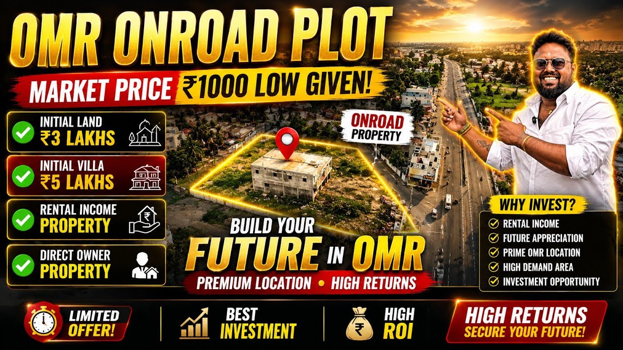 Plots for Sale in Chennai OMR | Chennai investment Plots | Idea Mani