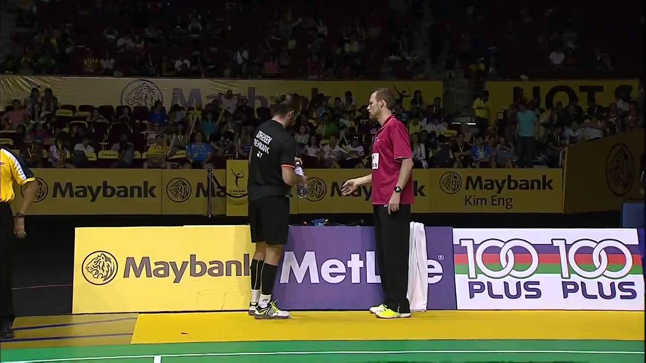 Lin Dan vs Jan O Jorgensen | MS SF Match 5 - Maybank Malaysia Open 2015