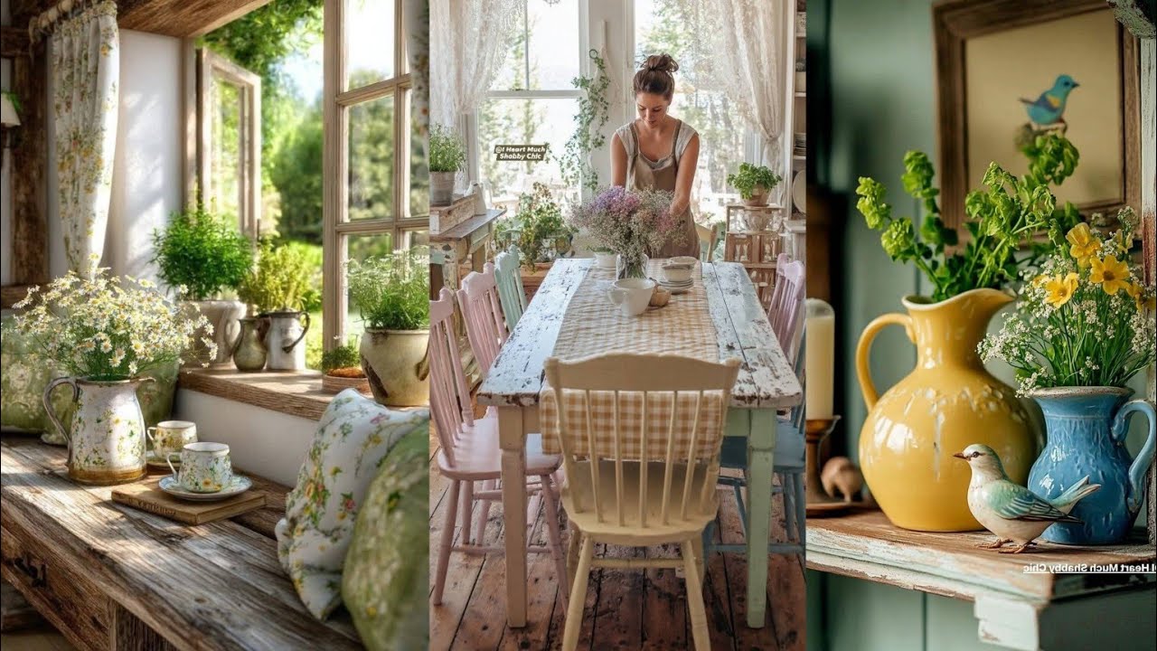 Vintage Country Farmhouse Interiors: Cozy Spaces That Take You Back to Your Childhood Home 🌷🐓🍃