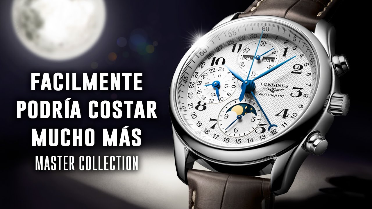 Longines Master Collection Moonphase: Un complejo reloj que vale más de lo que cuesta