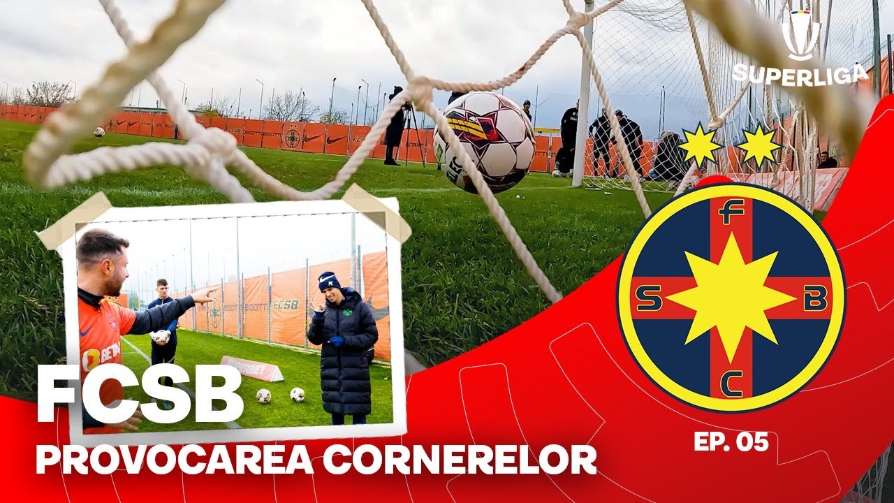 Provocarea CORNERELOR la FCSB! Go Super!