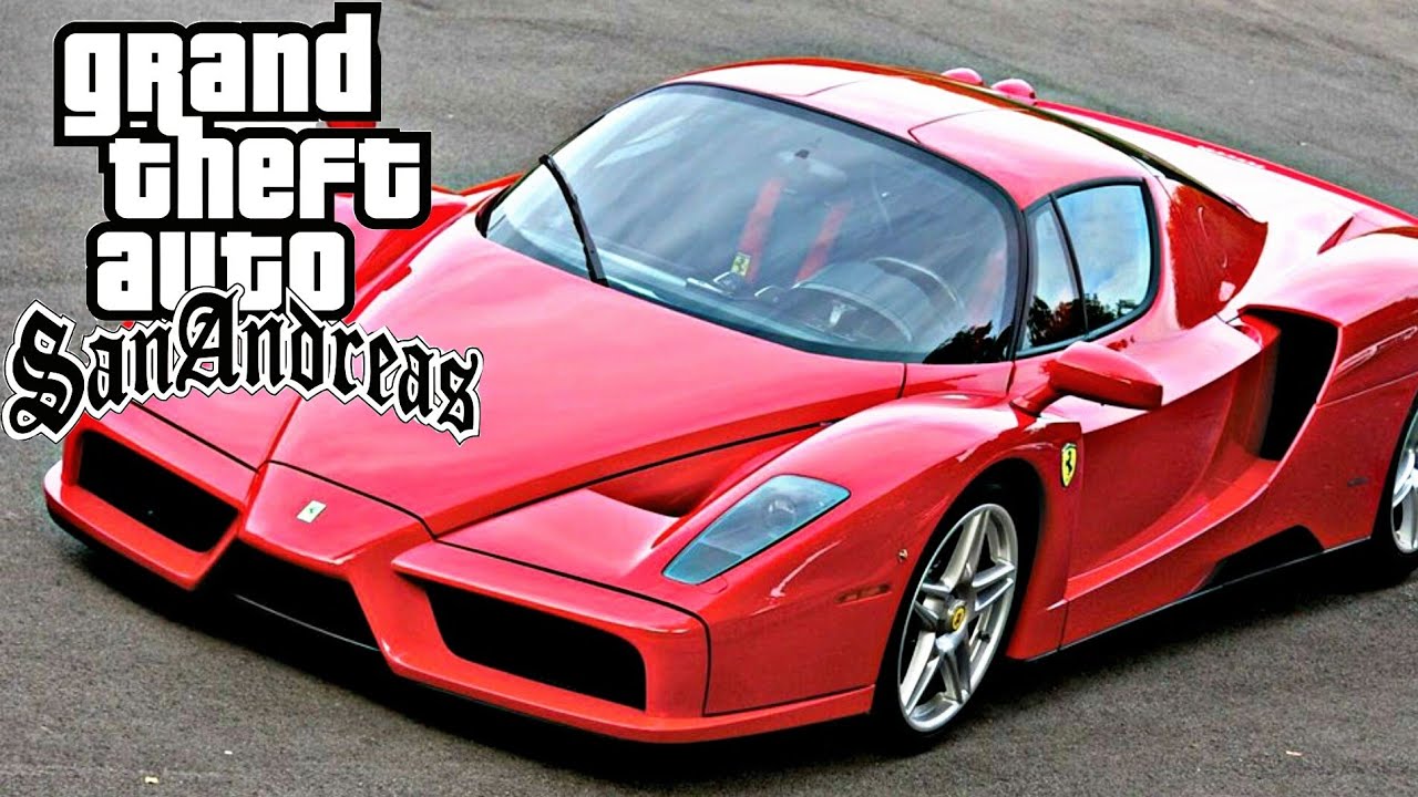 FERRARI ENZO FOR GTA SAN ANDREAS ANDROID. مود سيارة FERRARI ENZO للاندرويد