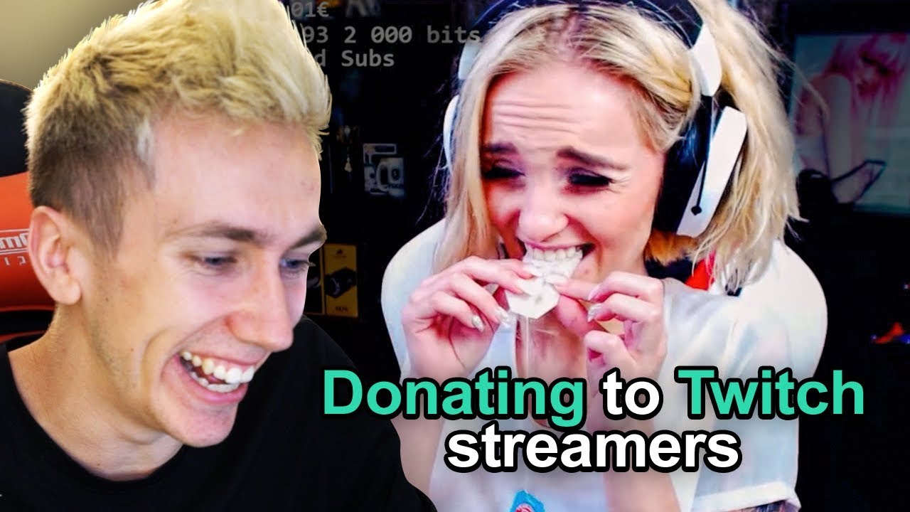 TROLL DONATING TO TWITCH STREAMERS!