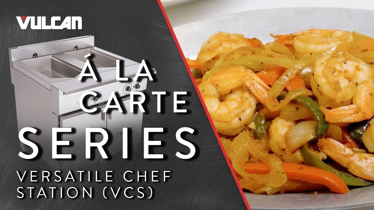 Demonstrating Vulcan's Versatile Chef Station (VCS): The space saving appliance that does it all!