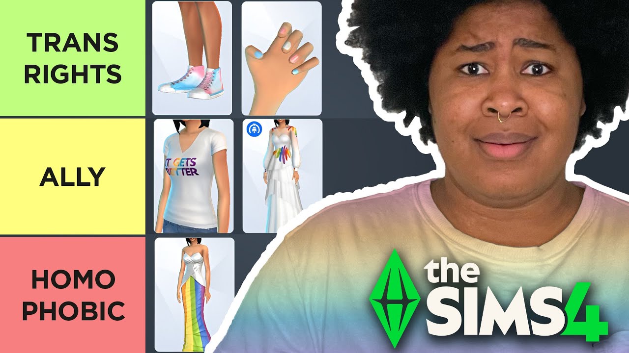 Ranking every gay CAS item in the Sims 4 #gayrightsandwrongs