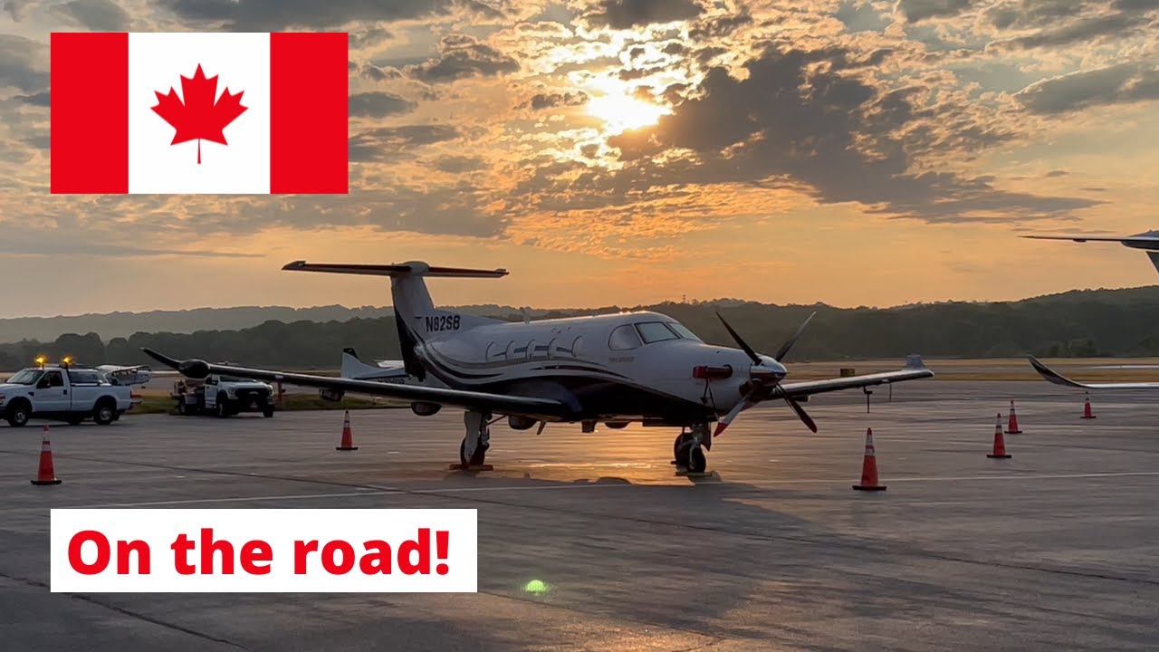 A day in the life of a charter pilot! | Two day trip| Landing in Canada!