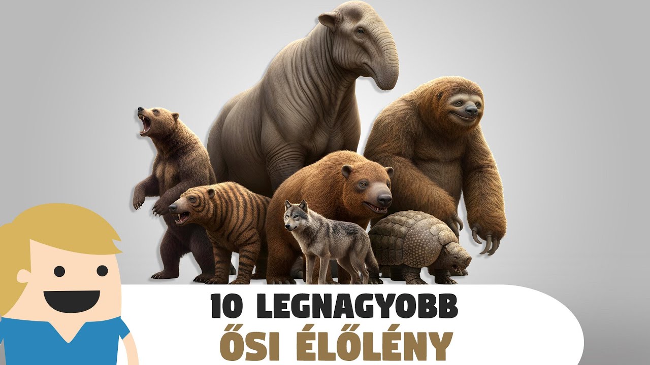 10 legnagyobb ősi állat ami valaha a földön járt!(és nem dinoszaurusz)