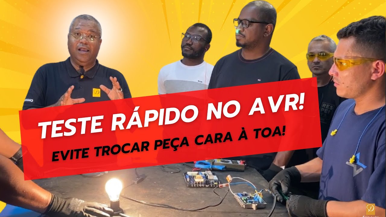Como Testar o Regulador Automático de Tensão (AVR) Direto no Cliente: Passo a Passo Prático!