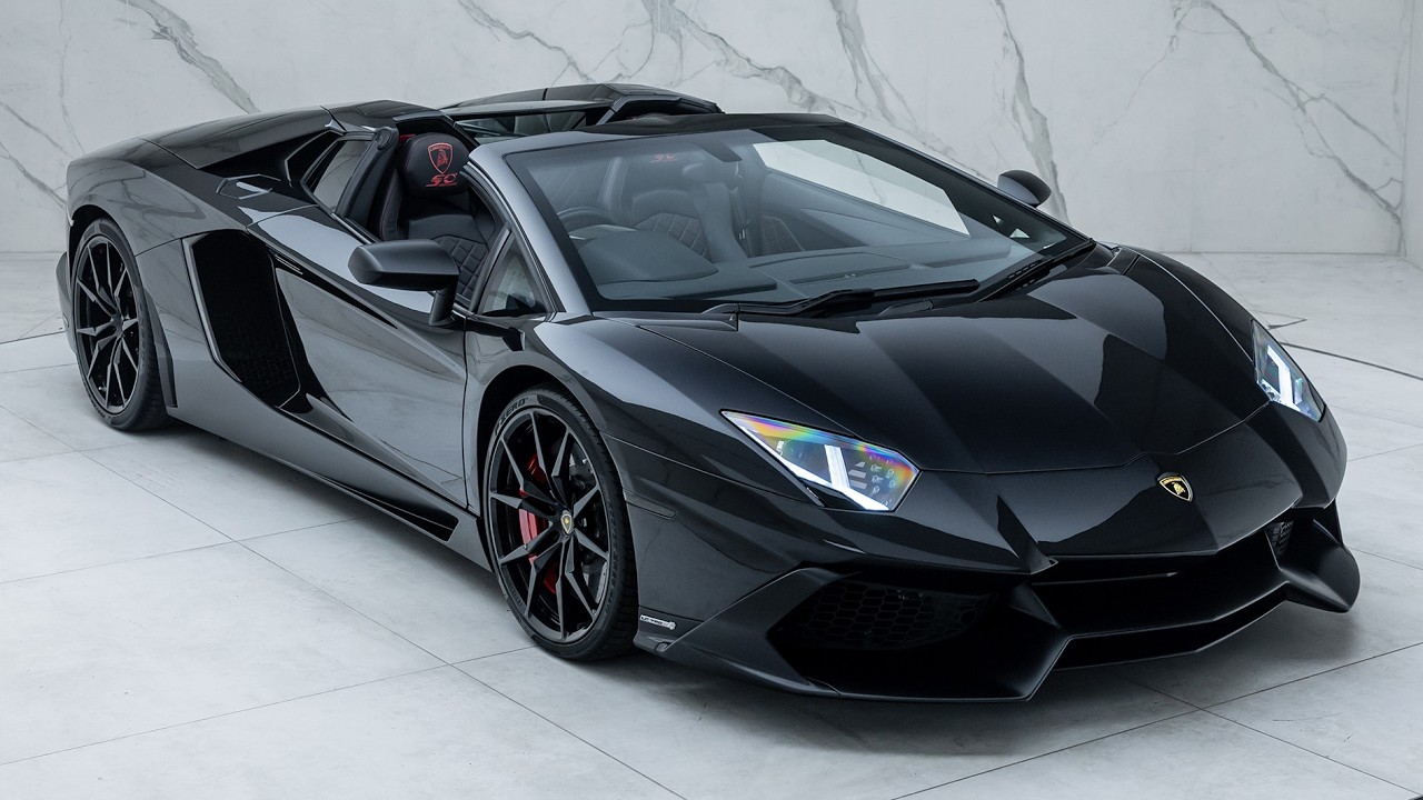 2014 Lamborghini Aventador LP720-4 50th Anniversary Roadster - Nero Pegaso - Walkaround & Start-Up
