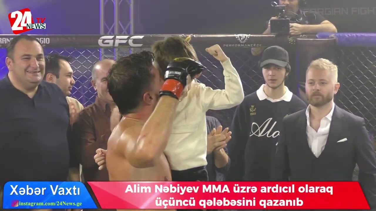 Alim Nəbiyev MMA üzrə ardıcıl olaraq üçüncü qələbəsini qazanıb