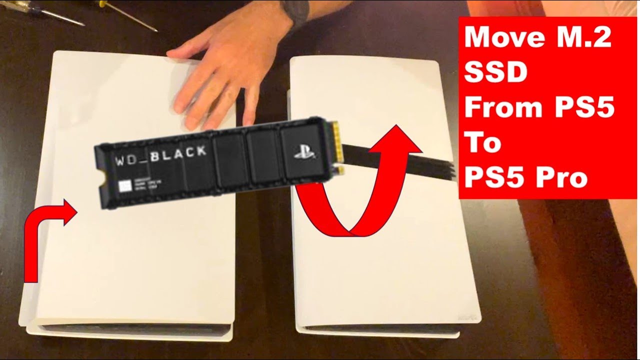 Jak szybko przenieść dysk SSD z PS5 do PS5 Pro!