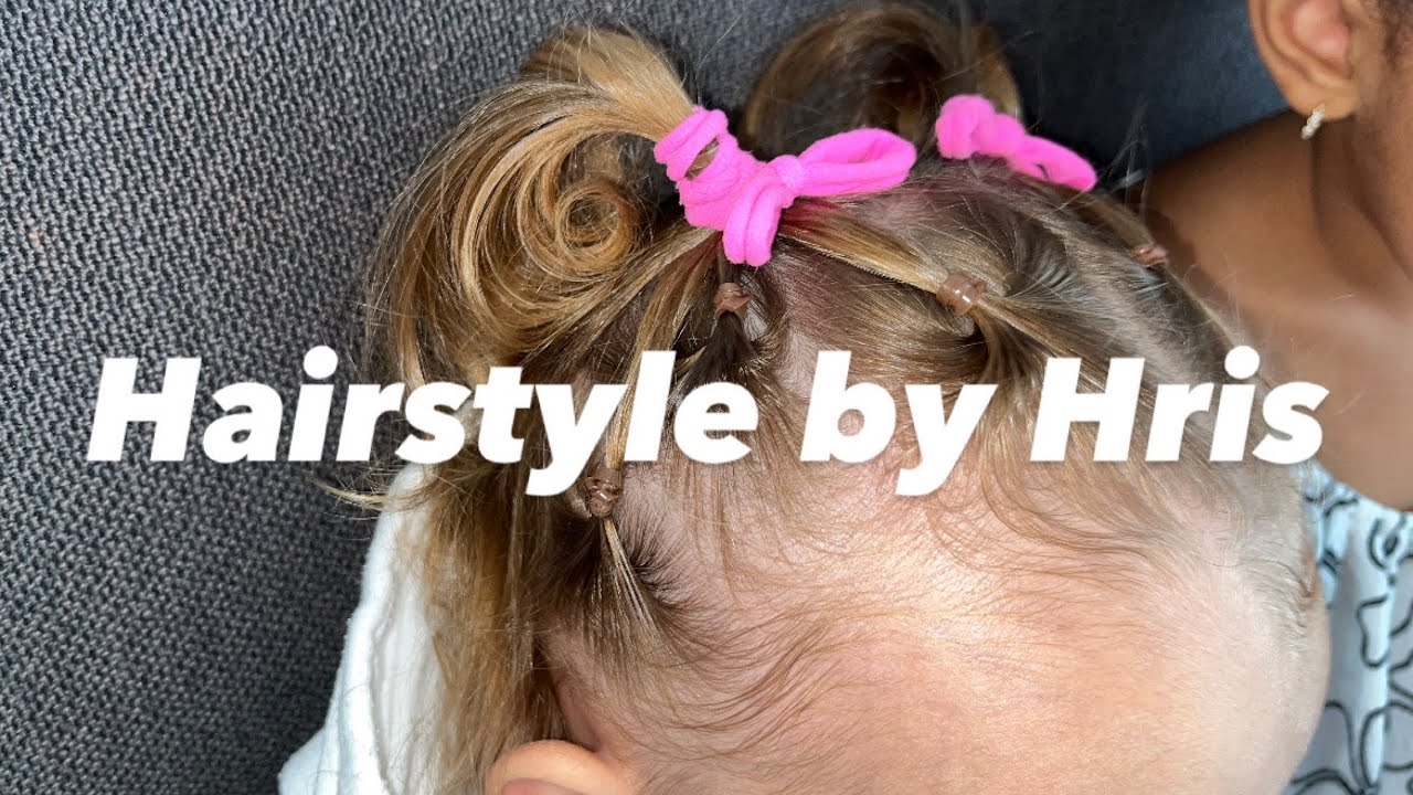 Easy Hairstyle for 2 Year Old by Hris 🎀🎀