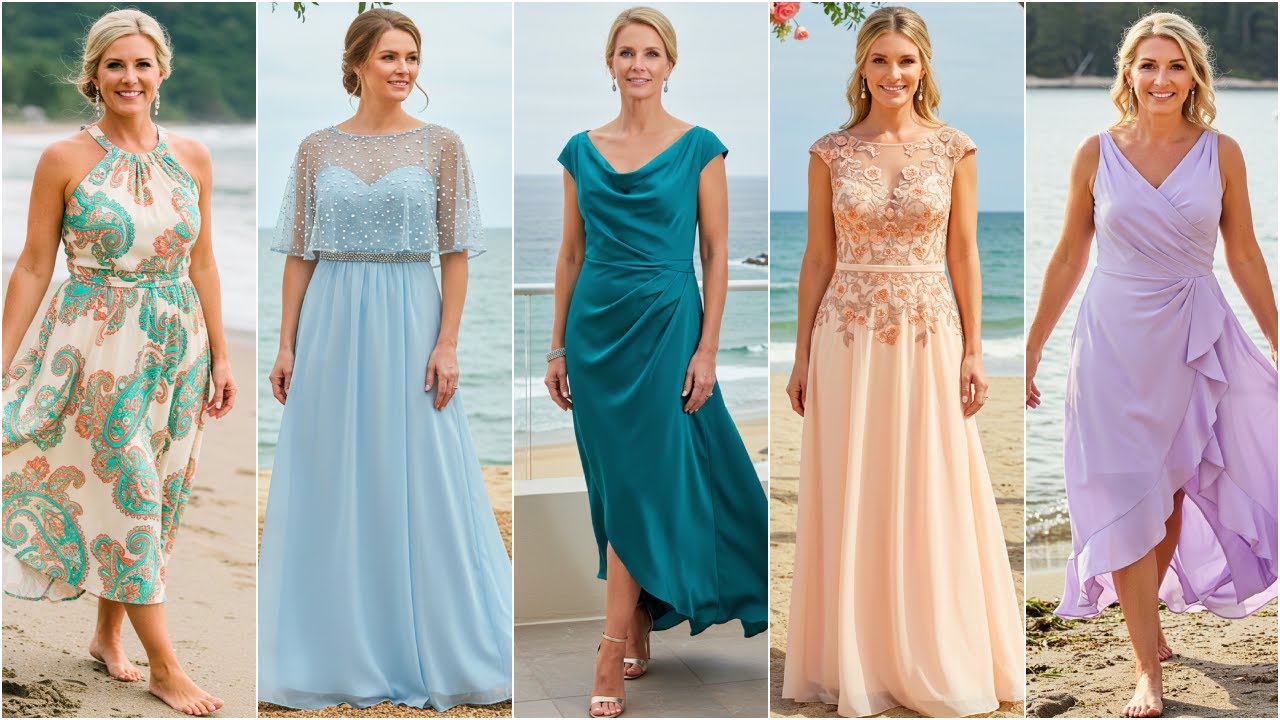 Absolutely Gorgeous Beach Wedding Dresses for the Mother of the Bride!