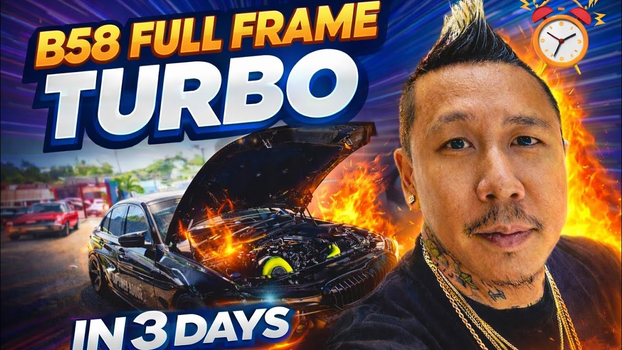 B58 Motor Removed and Reinstalled with Full Frame Turbo Kit in 3 Days! POIZN FEW.0 Part 3