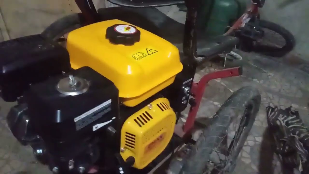 ADAPTAÇÃO DO MOTOR NO MEU TRICICLO PRAIANO