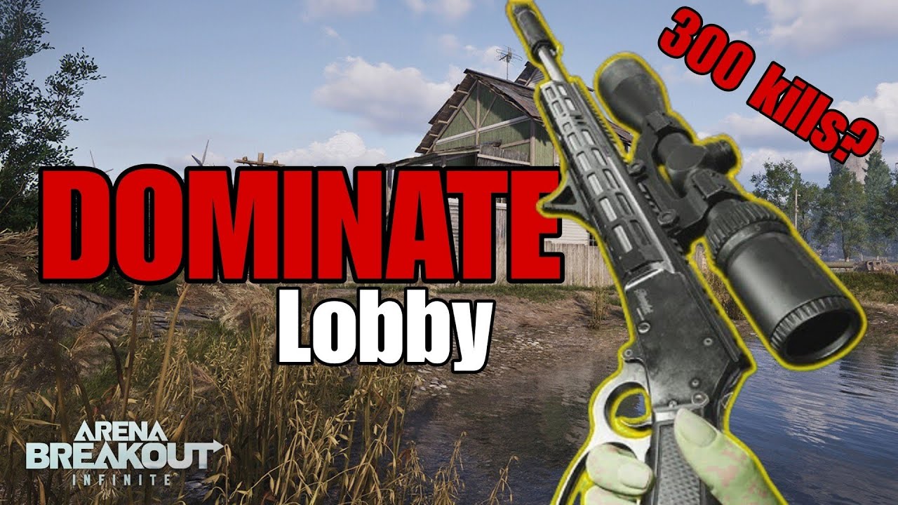 Cowboy DOMINATE lobby in arena breakout infinite 