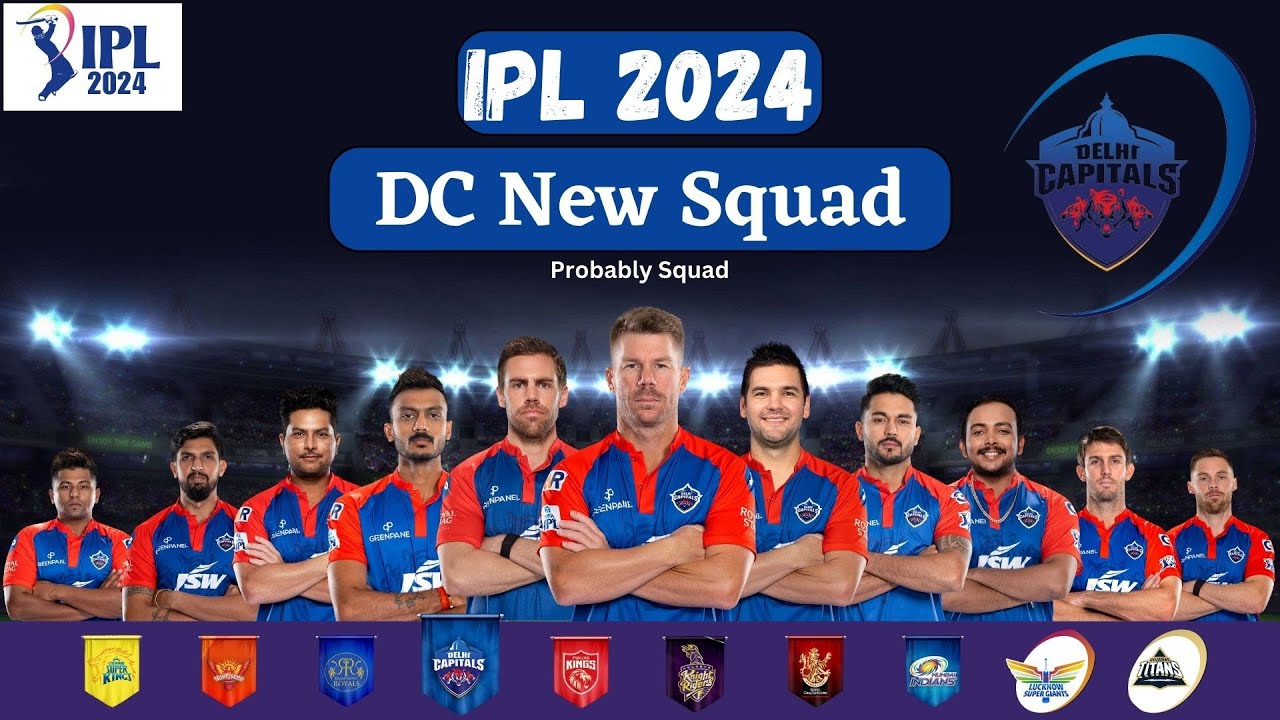 IPL 2024 || Delhi Capitals New Probable Squad || Delhi Capitals Team New Squad || #ipl2024