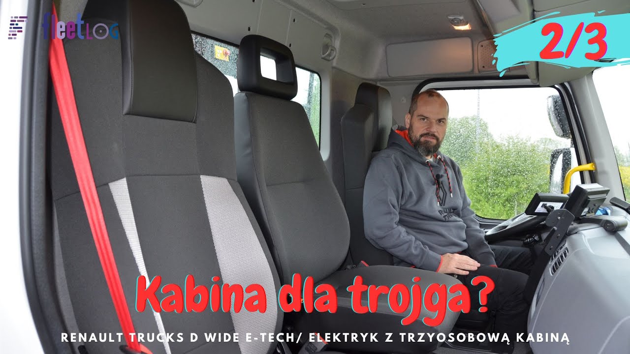 #Test Renault Trucks D Wide E -Tech – kabina w ciężarowym elektryku