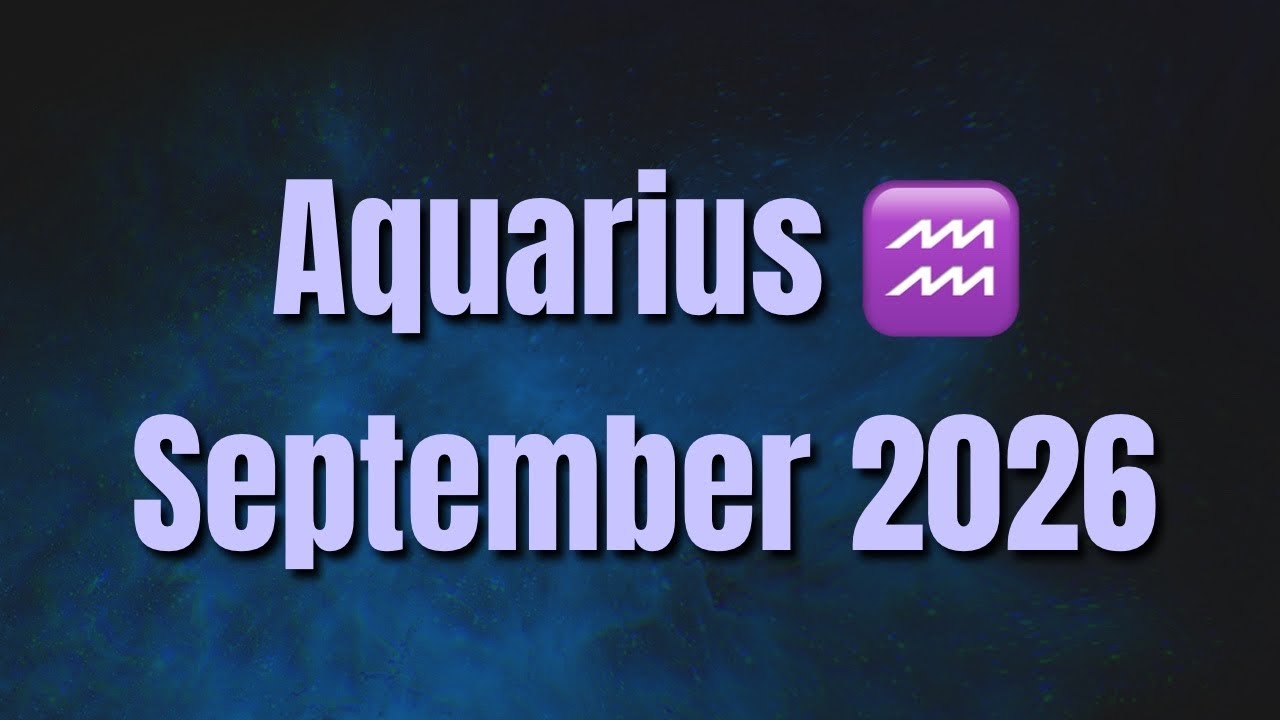Водолей ♒️ Прогноз на сентябрь 2026 года