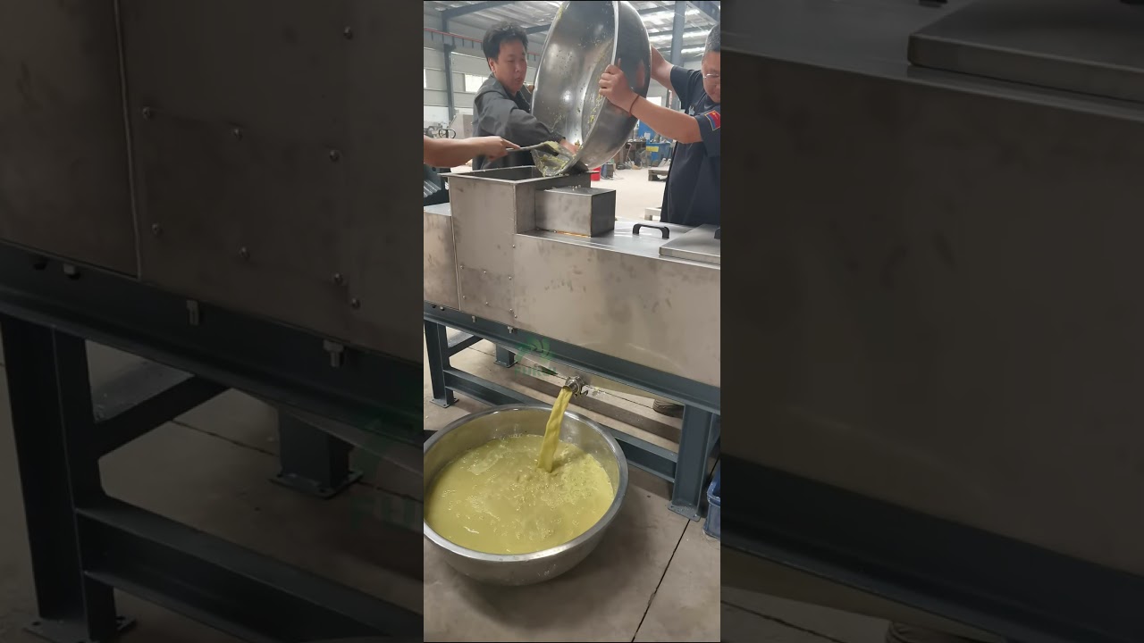 Screw Press Dewatering Machine - Ginger Juice Machine