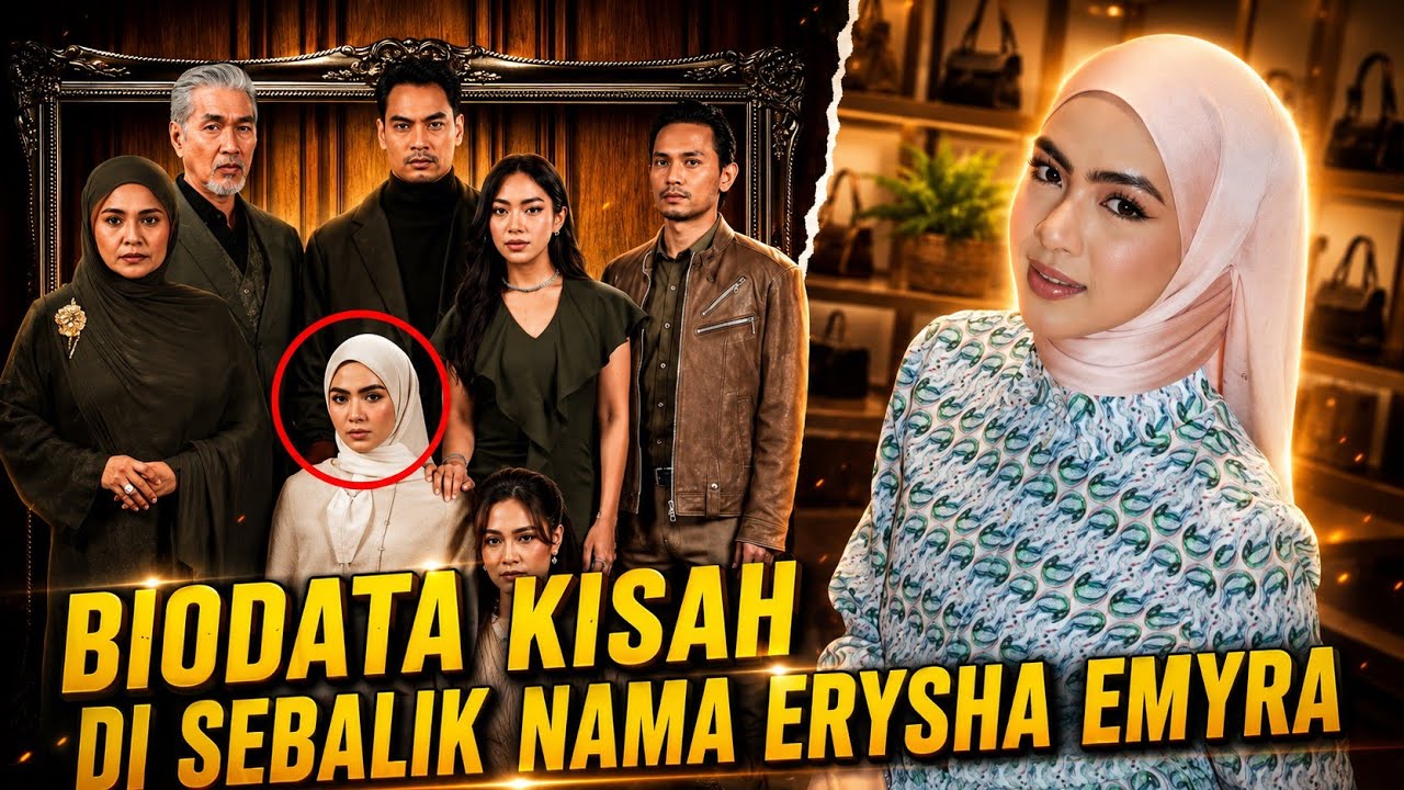 Siapakah Sebenarnya ERYSHA EMYRA? Watak NIK KALSOM dalam Drama RUMAH TANPA LUKA!
