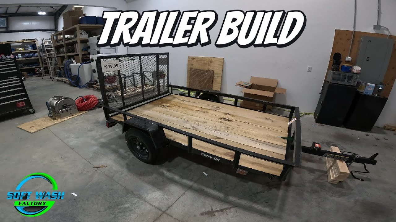 5x8 Pressure Washer Trailer Build pt.1