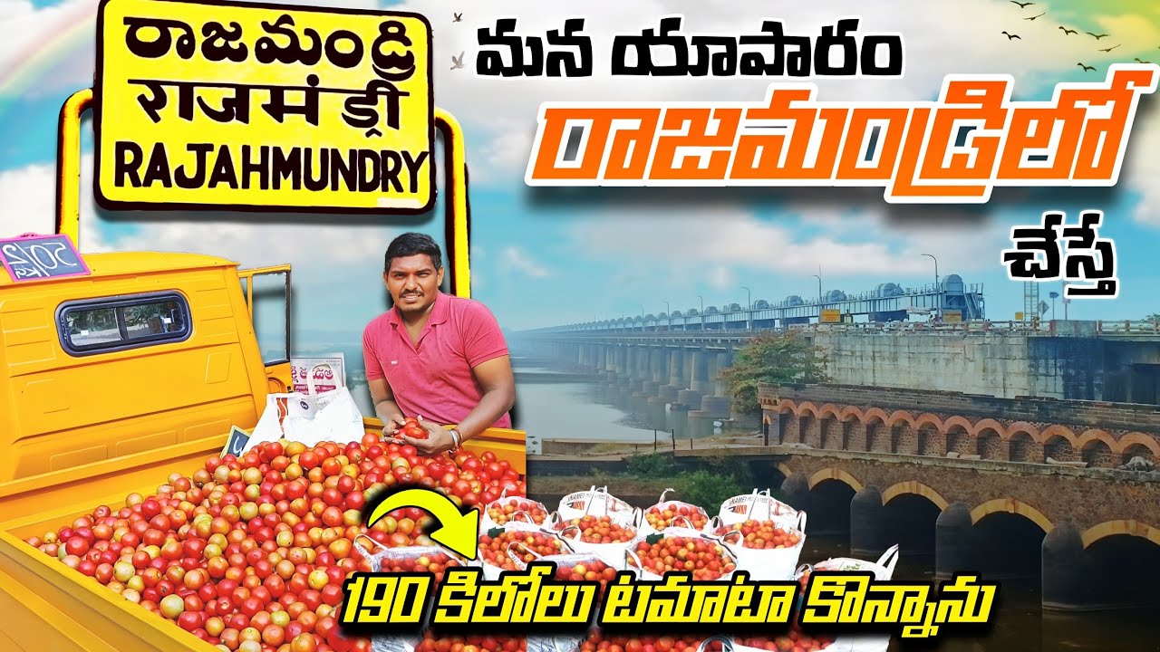 రాజమండ్రి లో టమాటా అమ్మితే యాపారం 😍 || Rajahmundry || Edhi Yaaparam | Pavan Kumar Undamatla |