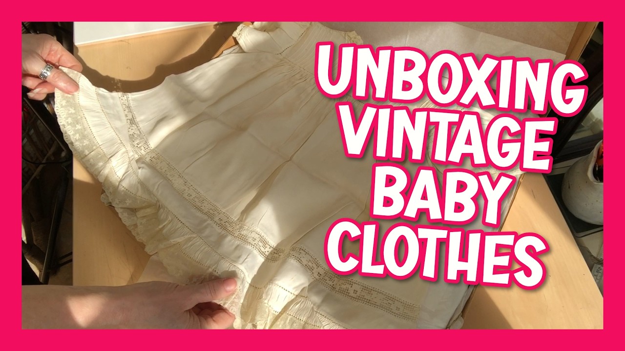 Unboxing Vintage Baby Clothes
