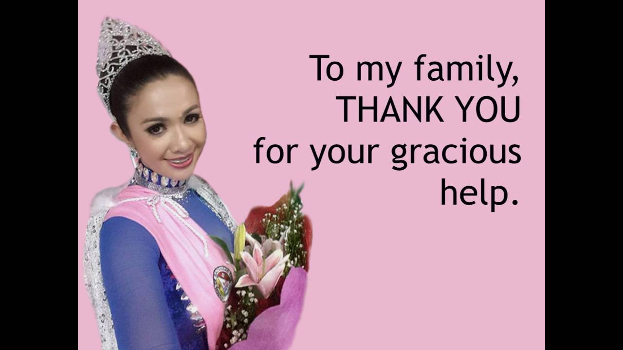 MISS DEPED FAREWELL WALK / FAREWELL SPEECH