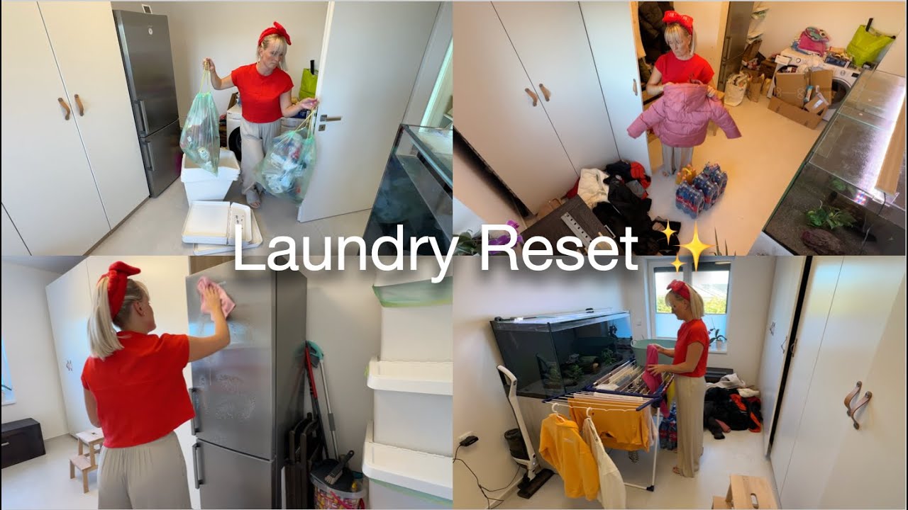 Satisfying Laundry Reset 🧺✨ ASMR Cleaning & Organizing Motivation | From Messy ➝ Fresh & Cozy